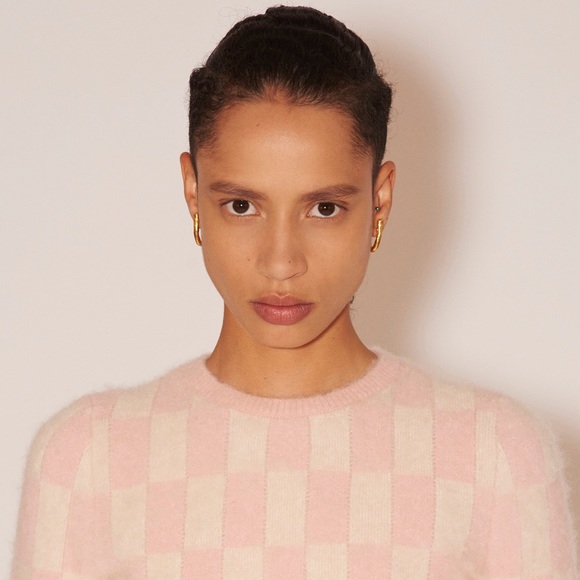 NWT Nanushka Feline Sweater Pink and Cream - Size - Picture 9 of 16